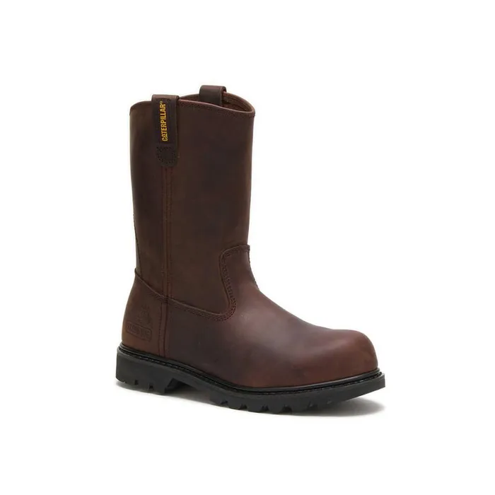 Men Revolver Steel Toe Work Boot Cat Footwear Boots