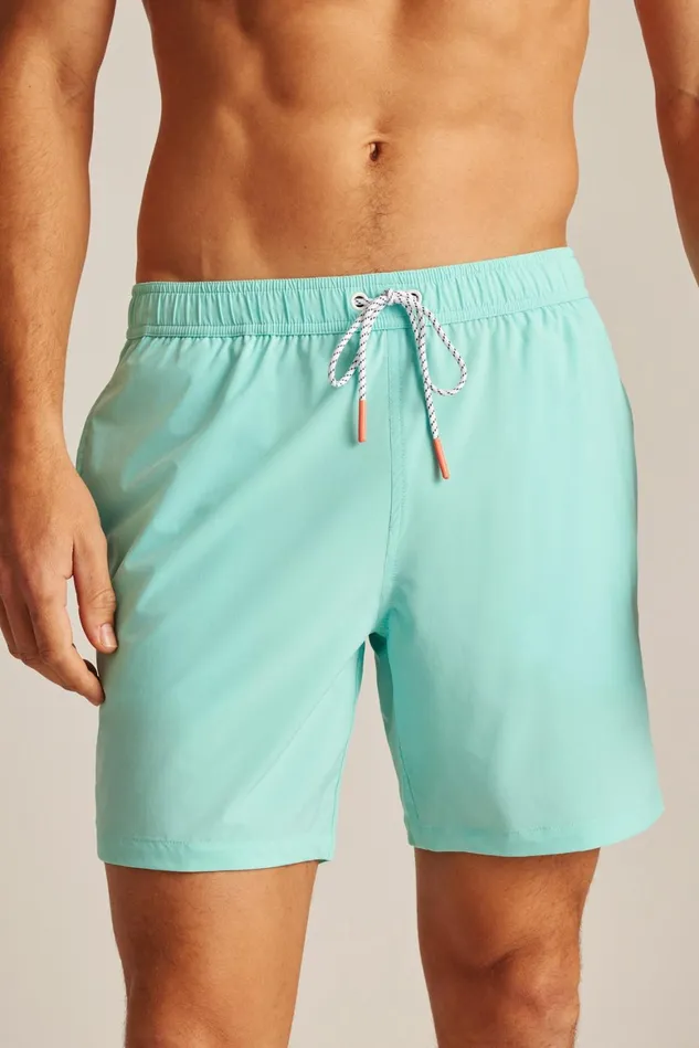 Men Riviera Recycled Swim Trunks Aqua Splash Bonobos Swim Trunks
