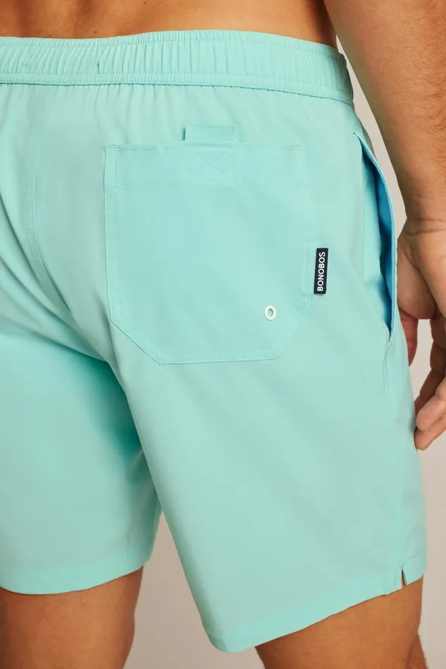 Men Riviera Recycled Swim Trunks Aqua Splash Bonobos Swim Trunks