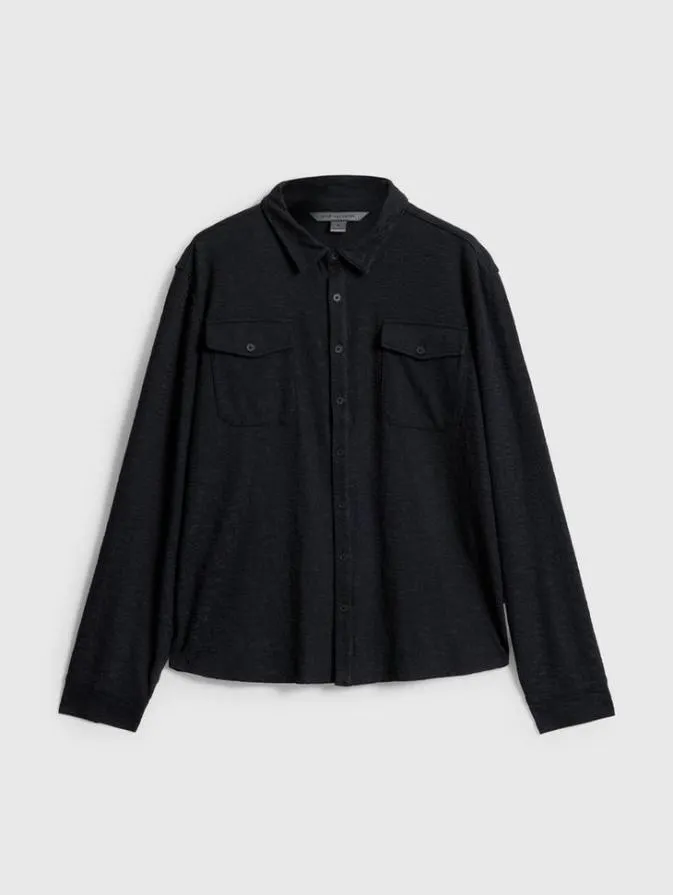 Men Shirts John Varvatos ABUJA WESTERN SHIRT Black