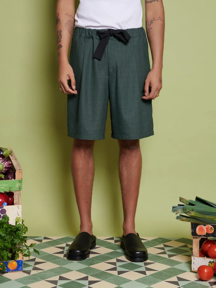 Men Sister Jane Trousers Marley Bow Shorts Army Green