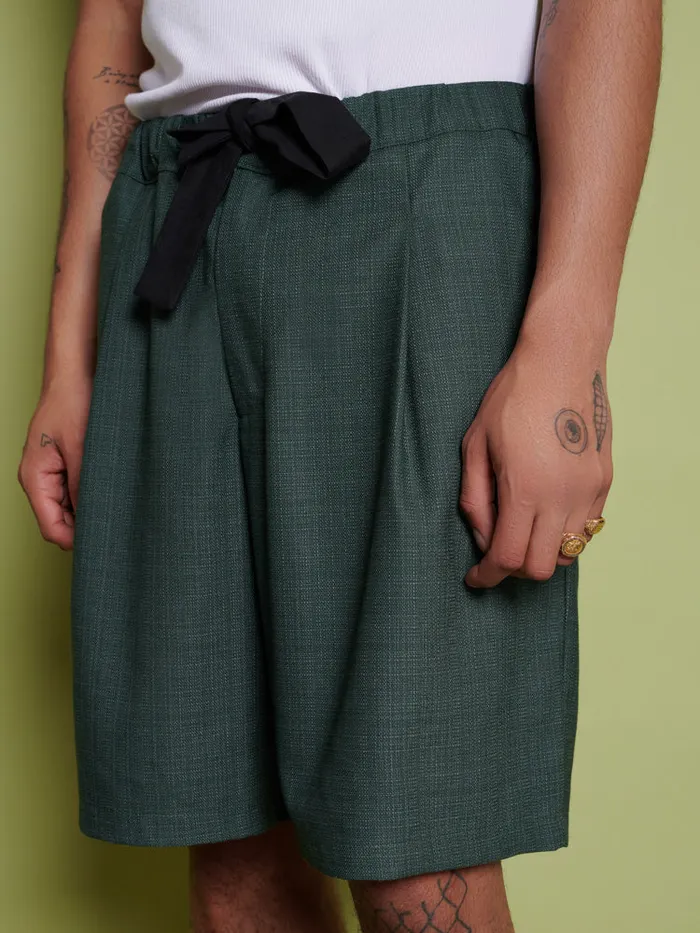 Men Sister Jane Trousers Marley Bow Shorts Army Green
