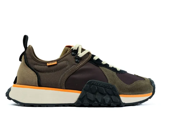 Men Sneakers PALLADIUM TROOP RUNNER Olive Nightblack