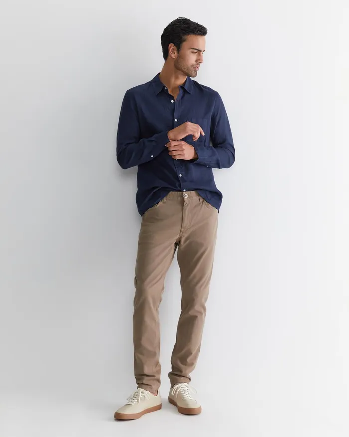 Men Sportscraft Pants Tapered Bedford Jean Fatigue