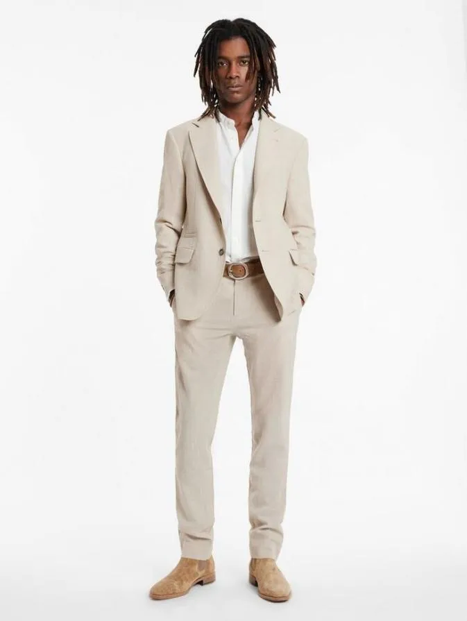 Men Suit Jackets John Varvatos RIND JACKET Camel