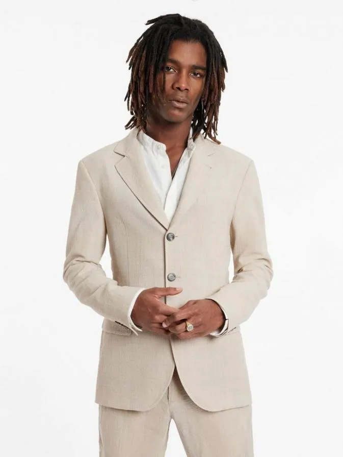 Men Suit Jackets John Varvatos RIND JACKET Camel