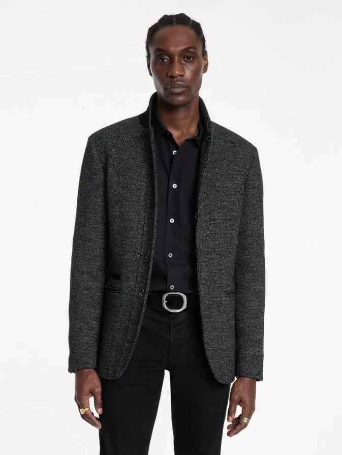 Men Suit Jackets John Varvatos WALLACE JACKET Carbon Grey