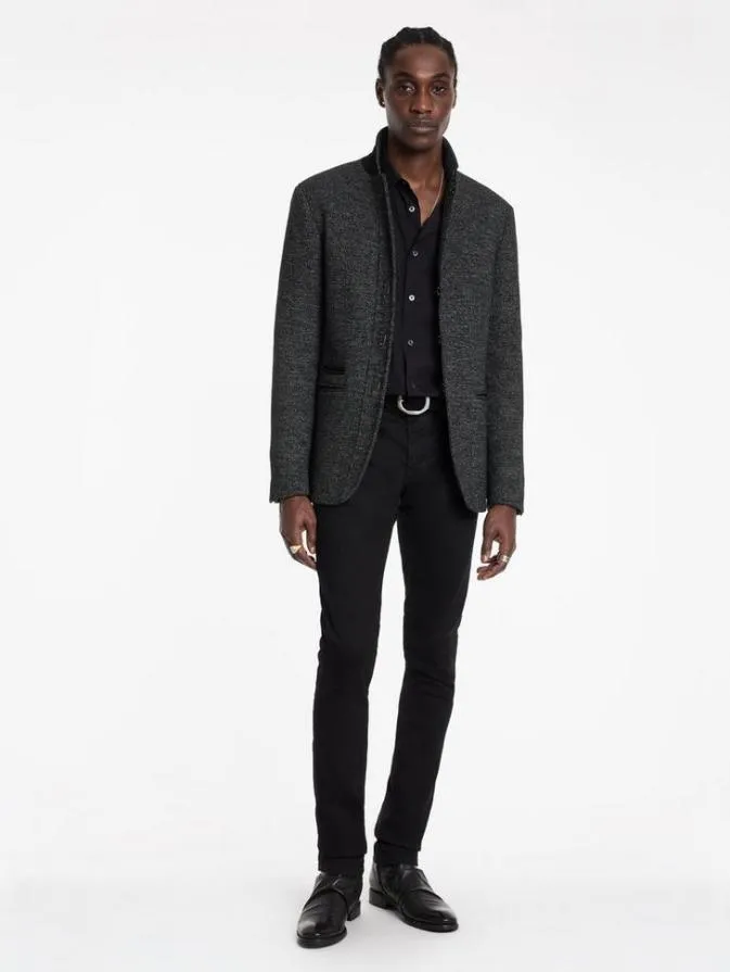 Men Suit Jackets John Varvatos WALLACE JACKET Carbon Grey