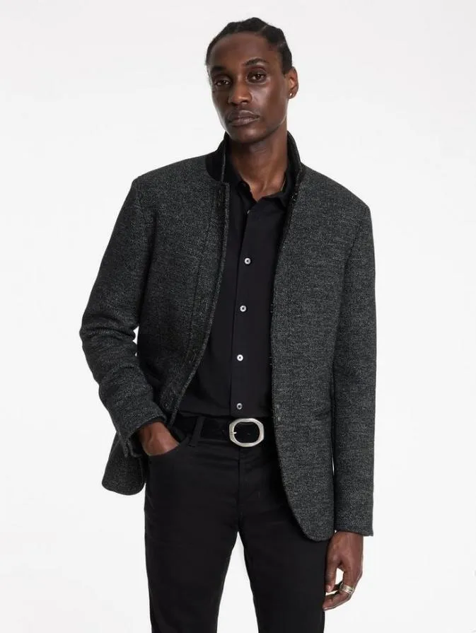 Men Suit Jackets John Varvatos WALLACE JACKET Carbon Grey