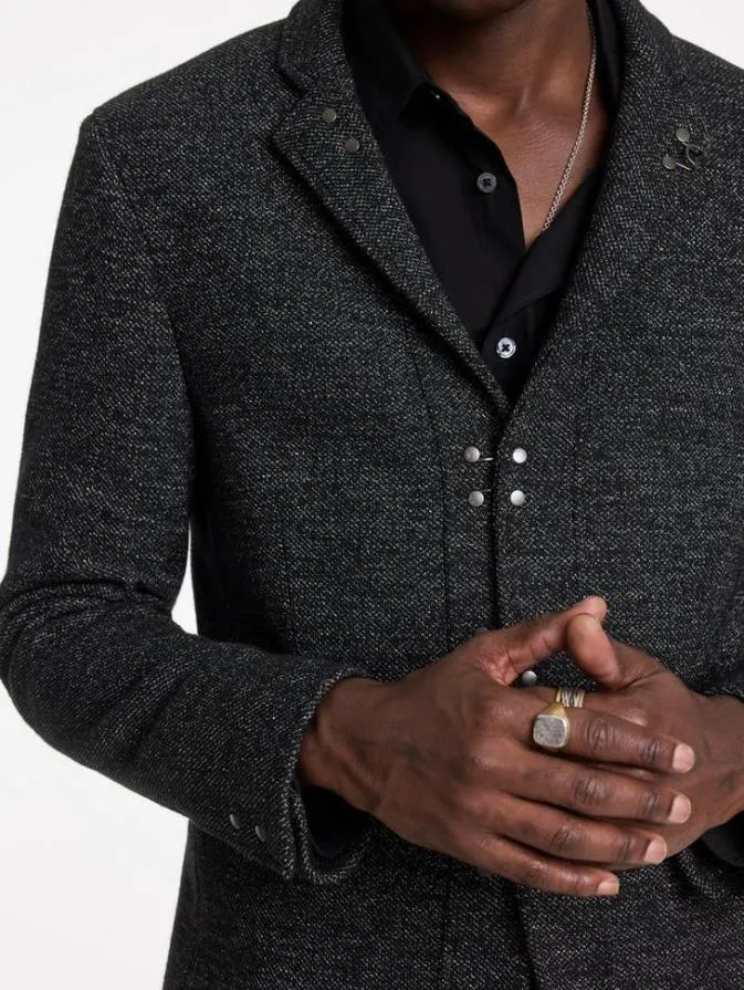 Men Suit Jackets John Varvatos WALLACE JACKET Carbon Grey
