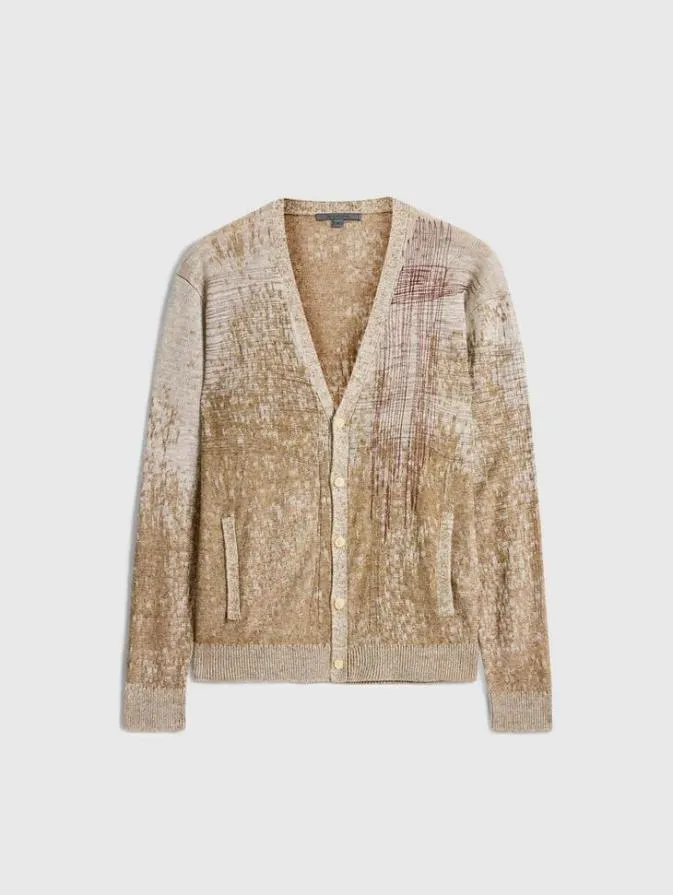 Men Sweaters John Varvatos MARITA CARDIGAN Espresso