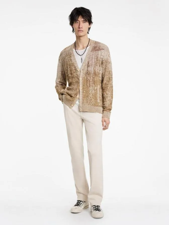 Men Sweaters John Varvatos MARITA CARDIGAN Espresso