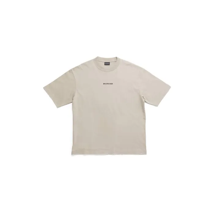 Men Tshirts Balenciaga Balenciaga Back Tshirt Medium Fit In Black