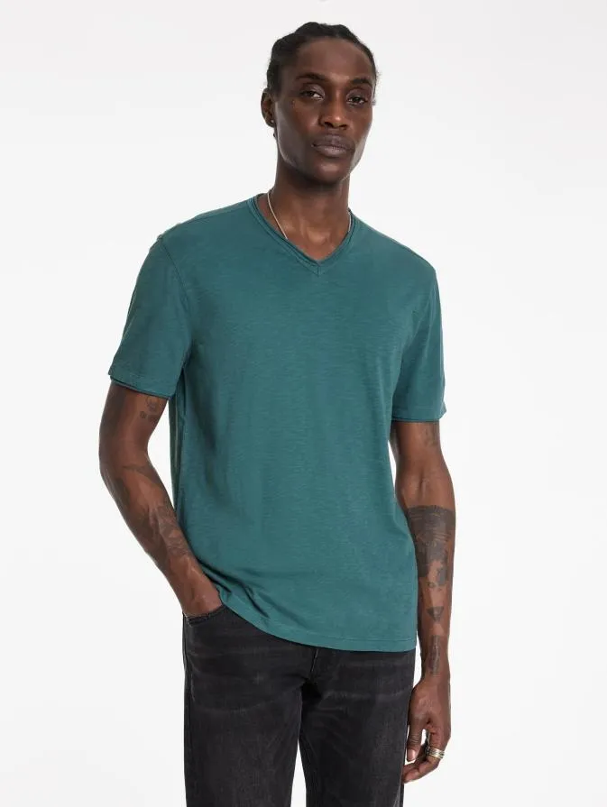 Men TShirts John Varvatos MILES VNECK Sea Green