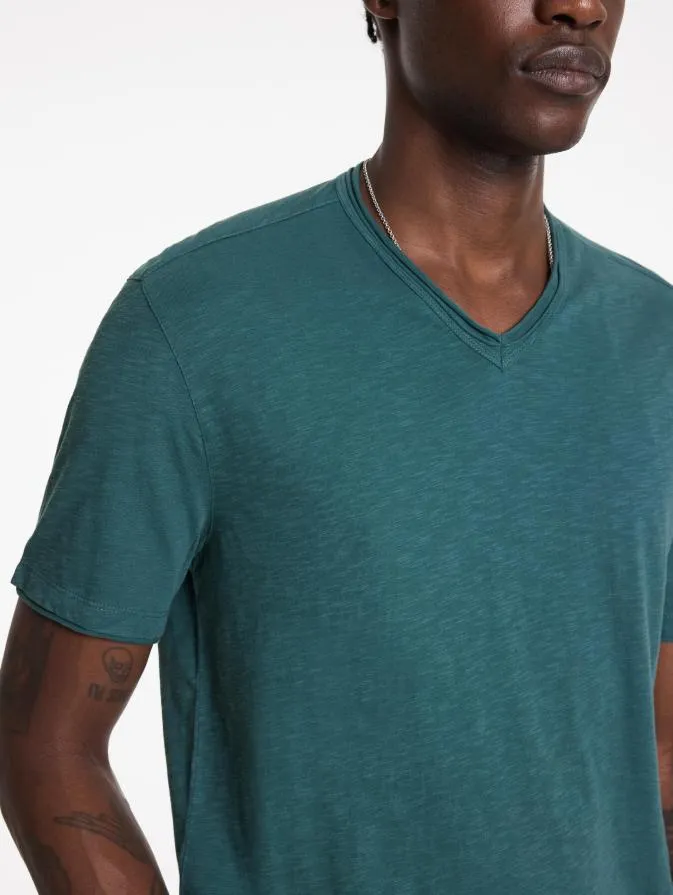 Men TShirts John Varvatos MILES VNECK Sea Green