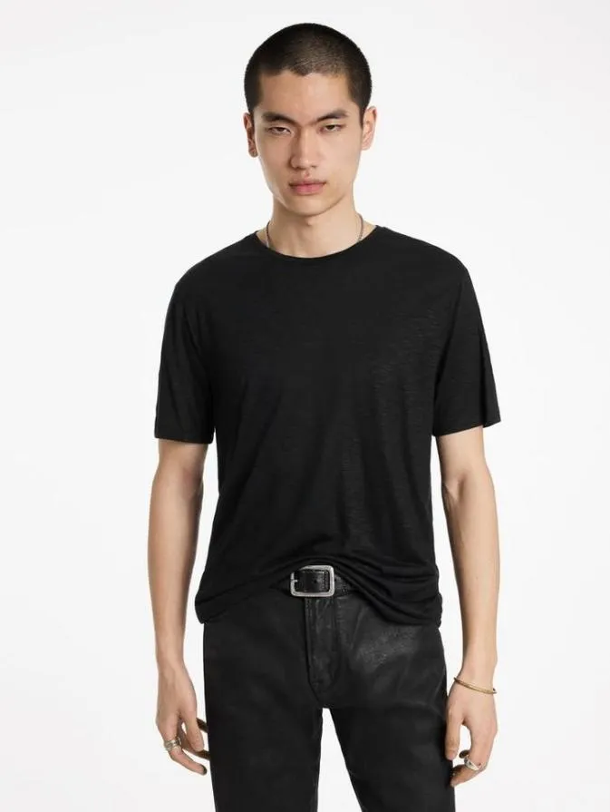 Men TShirts John Varvatos PARK CREWNECK Black