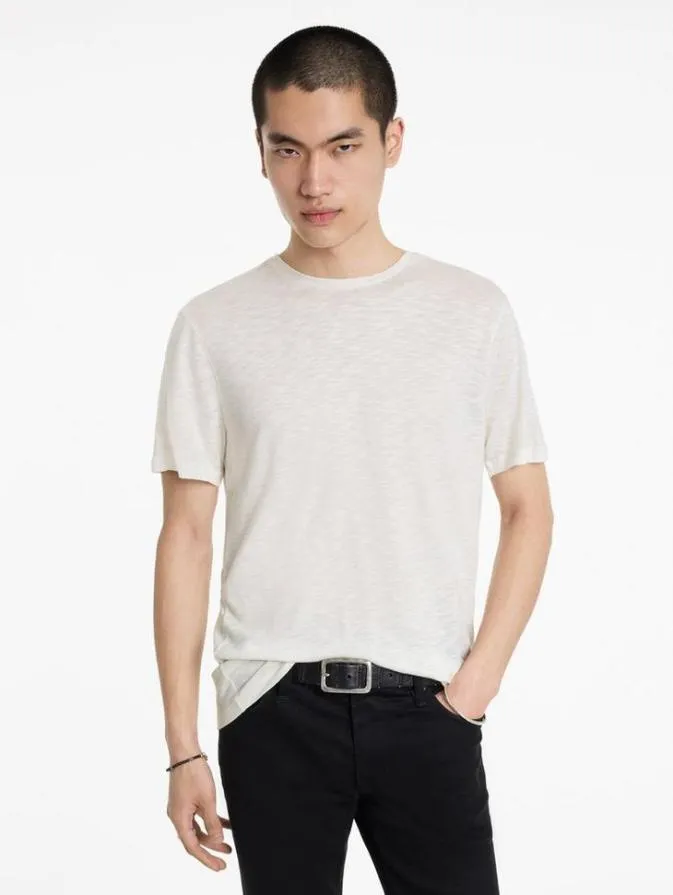 Men TShirts John Varvatos PARK CREWNECK Optic White
