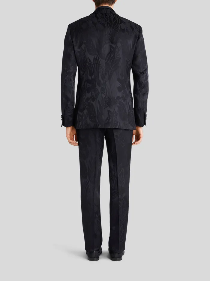 Men Tailored Leafy Floral Jacquard Jacket Etro Jackets