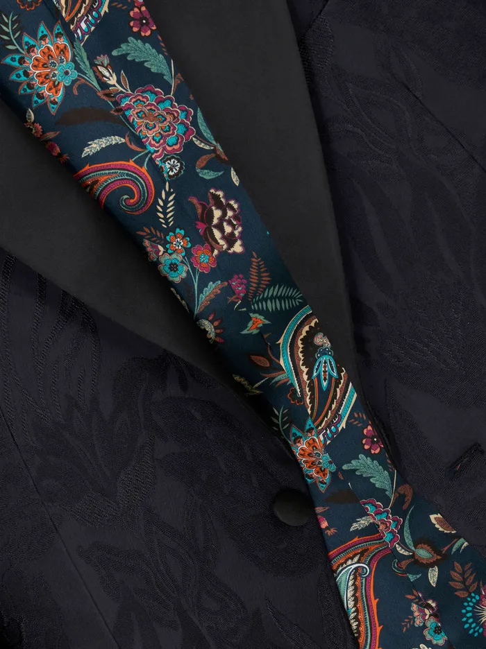 Men Tailored Leafy Floral Jacquard Jacket Etro Jackets