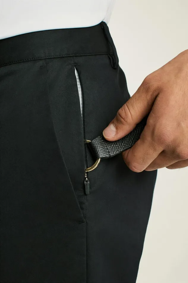 Men Tech Trouser Jet Black Bonobos Chinos