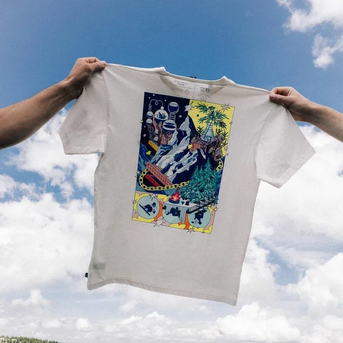 Men THE BLUE PRINT TEE Picture Organic Clothing TShirts