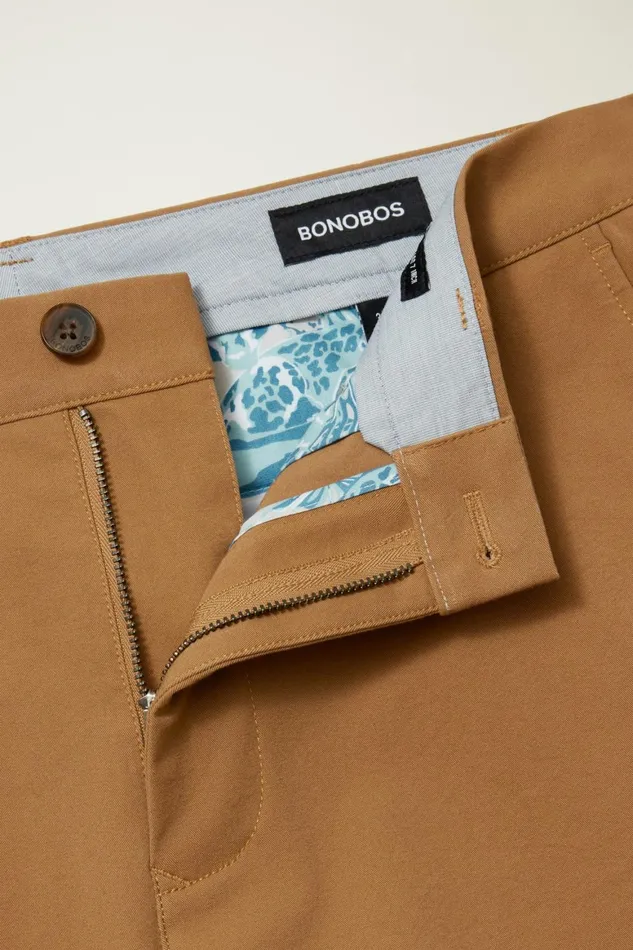Men The Chino Short 20 Tobacco Brown Bonobos Chino Shorts