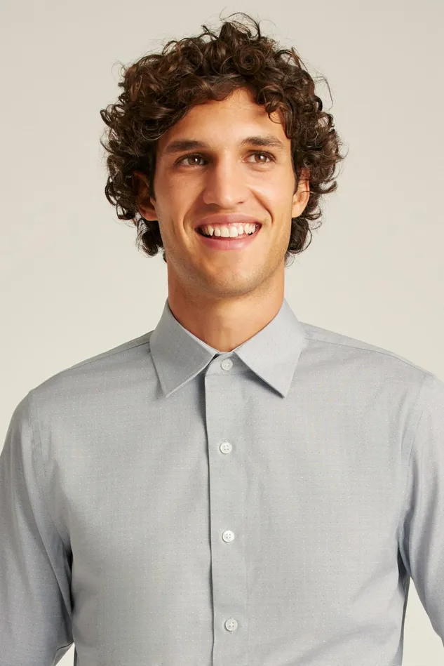 Men The Desk To Dinner Shirt Grey Multi Dot Bonobos Business Casual Shirts