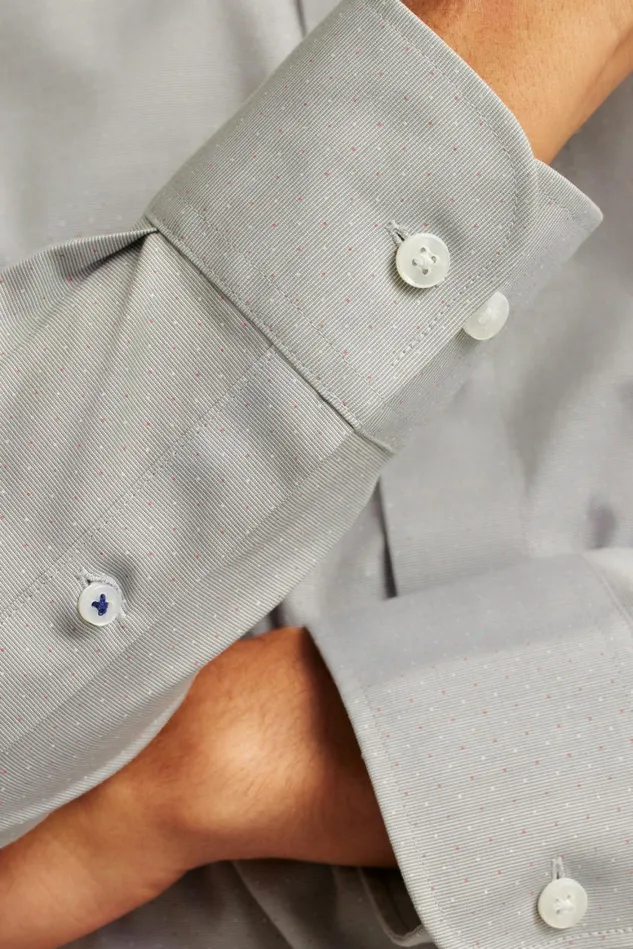 Men The Desk To Dinner Shirt Grey Multi Dot Bonobos Business Casual Shirts