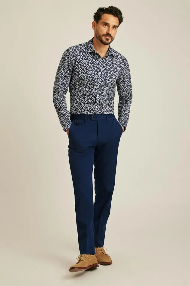Men The Desk To Dinner Shirt Navy Bernard Floral Bonobos Business Casual Shirts Men The Desk To Dinner Shirt Navy Bernard Floral Bonobos Business Casual Shirts