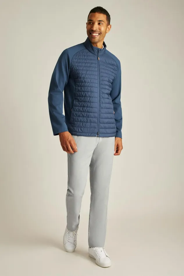 Men The Lightweight Hybrid Jacket Naval Blue Bonobos Jackets and Coats