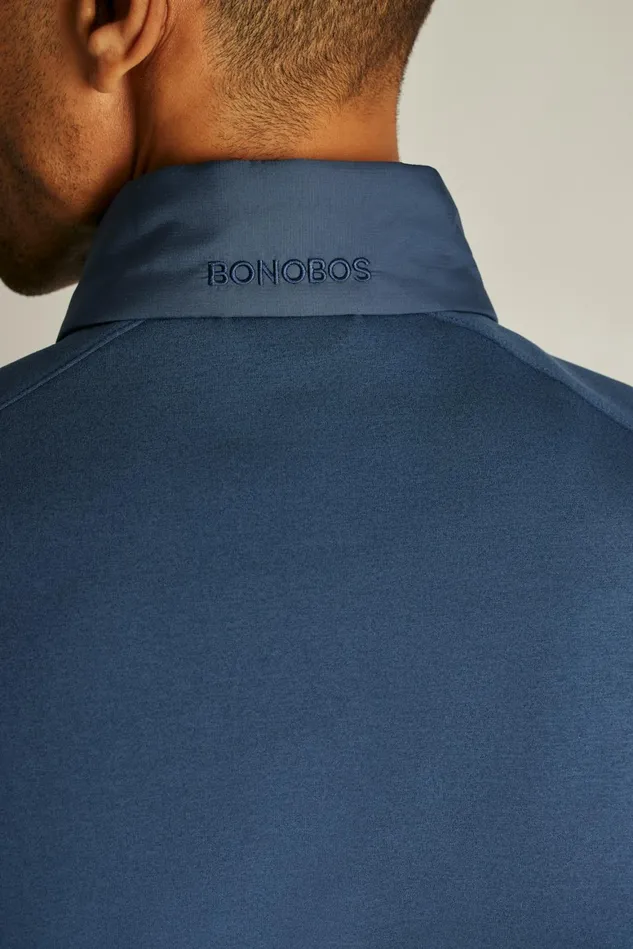 Men The Lightweight Hybrid Jacket Naval Blue Bonobos Jackets and Coats