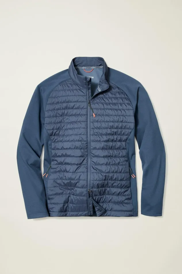 Men The Lightweight Hybrid Jacket Naval Blue Bonobos Jackets and Coats