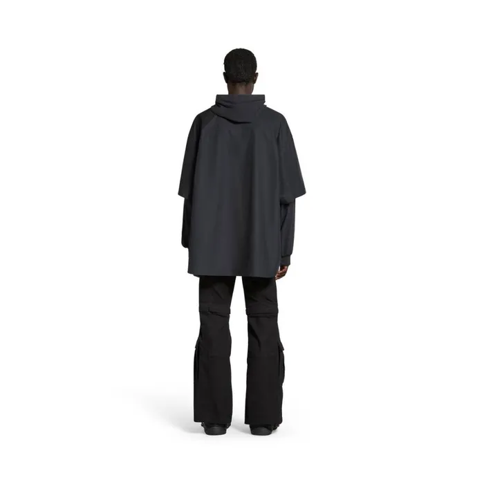 Men Tops and Shirts Balenciaga Unity Sports Icon Patched Shirt Large Fit In Black