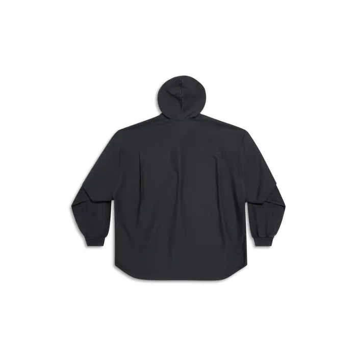 Men Tops and Shirts Balenciaga Unity Sports Icon Patched Shirt Large Fit In Black