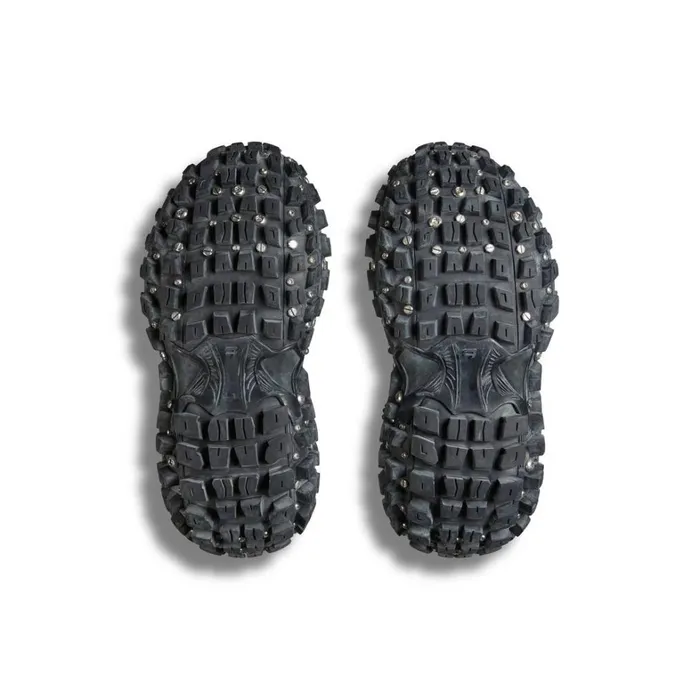 Men Trainers Balenciaga Bouncer Screw Trainers With Piercings In Black