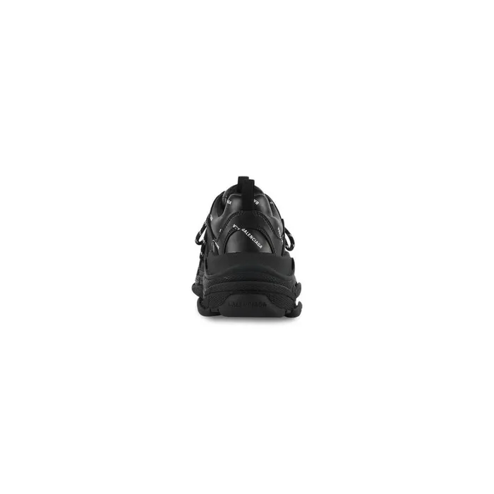 Men Trainers Balenciaga Triple S Trainers Allover Logo In Blackwhite