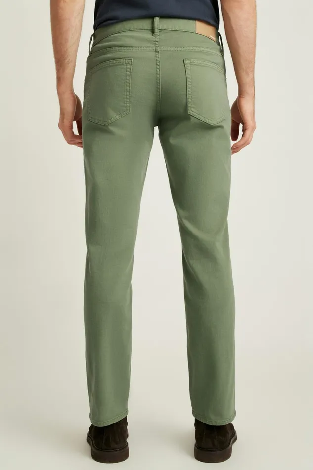 Men Travel Jeans Moss Green Bonobos Jeans