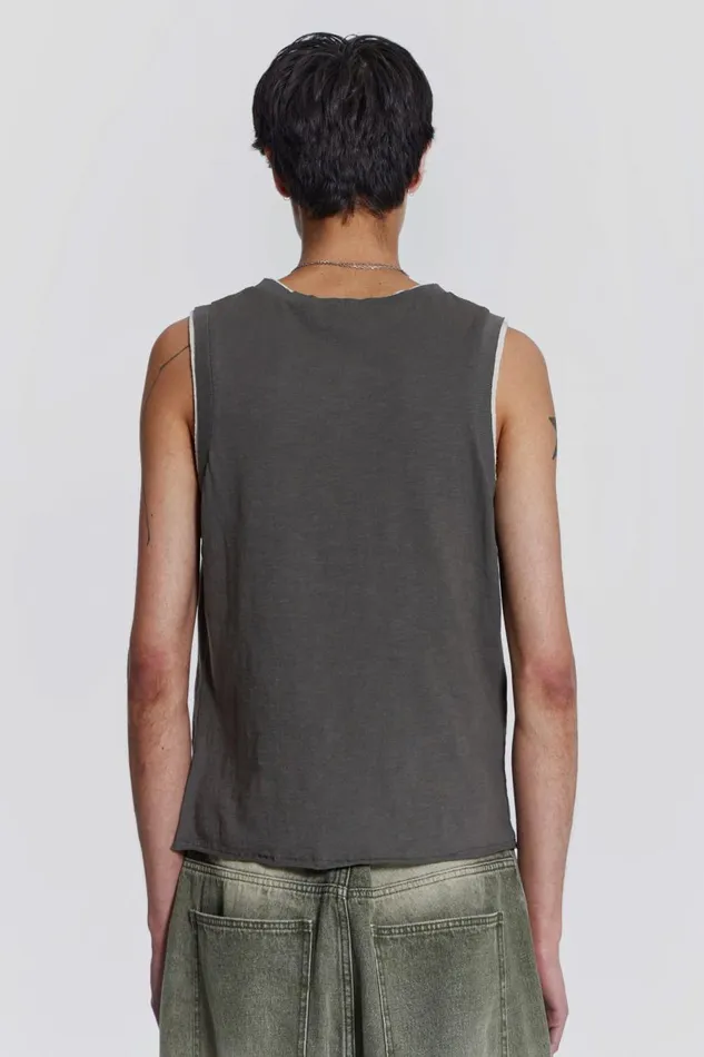 Men Troupe Layered Tank Jaded London TShirts and Vests