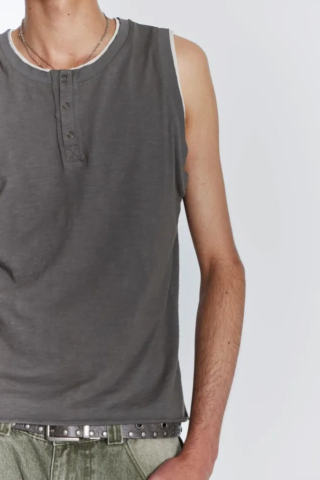 Men Troupe Layered Tank Jaded London TShirts and Vests