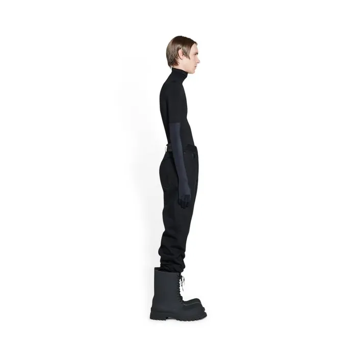 Men Trousers Balenciaga Relaxed Jeans In Black