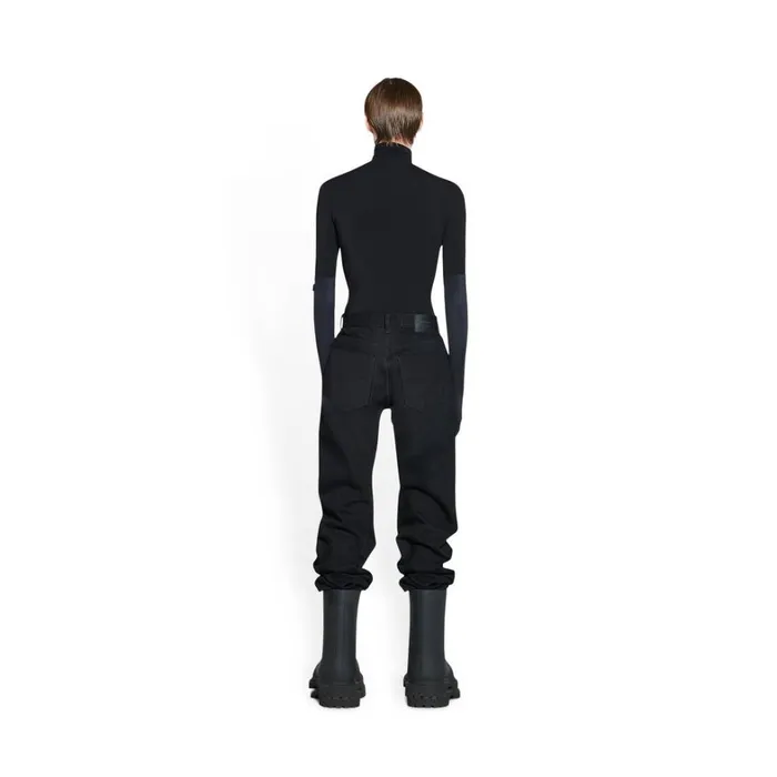 Men Trousers Balenciaga Relaxed Jeans In Black