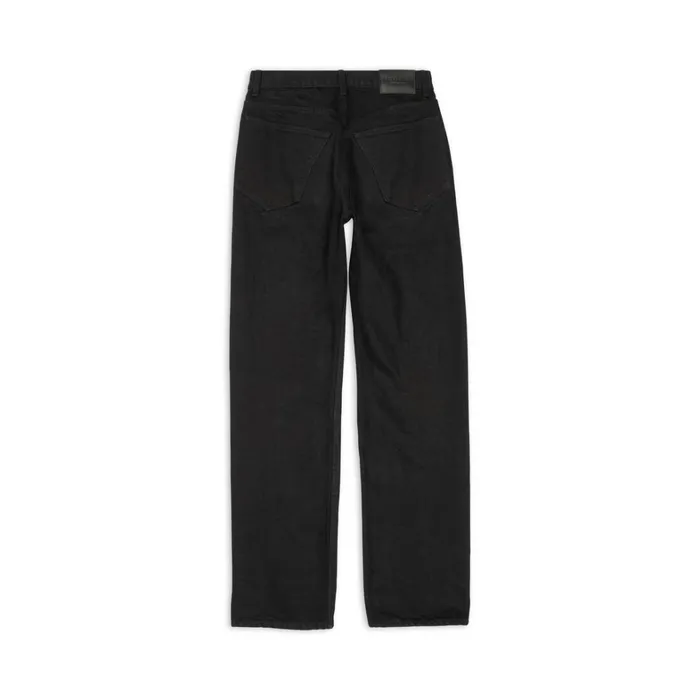 Men Trousers Balenciaga Relaxed Jeans In Black