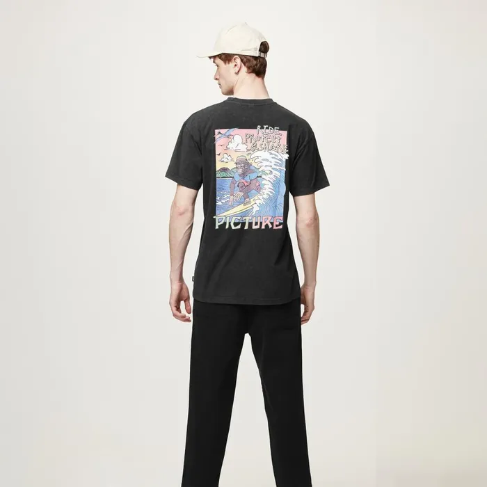 Men TSUNAMI TEE Picture Organic Clothing TShirts