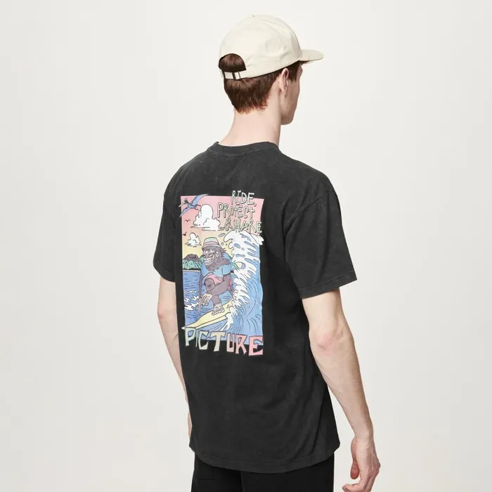 Men TSUNAMI TEE Picture Organic Clothing TShirts