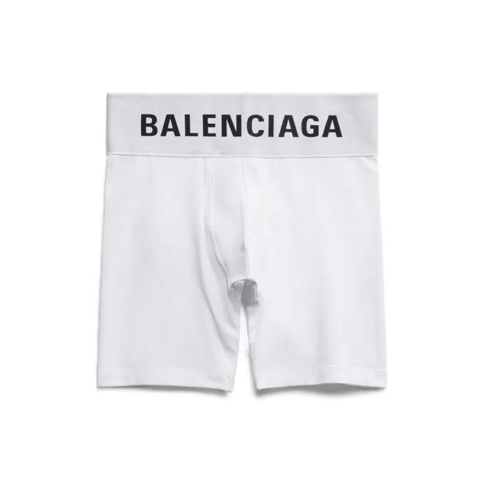Men Underwear and Swimwear Balenciaga Midway Boxer Briefs In White