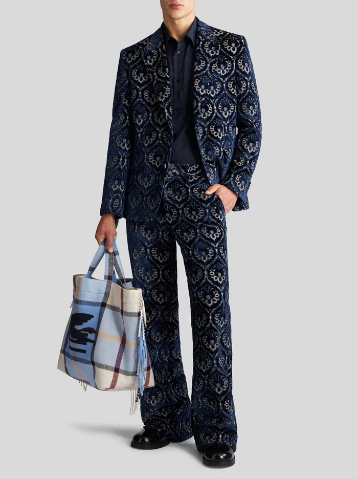 Men Velvet Jacquard Jacket Etro Jackets