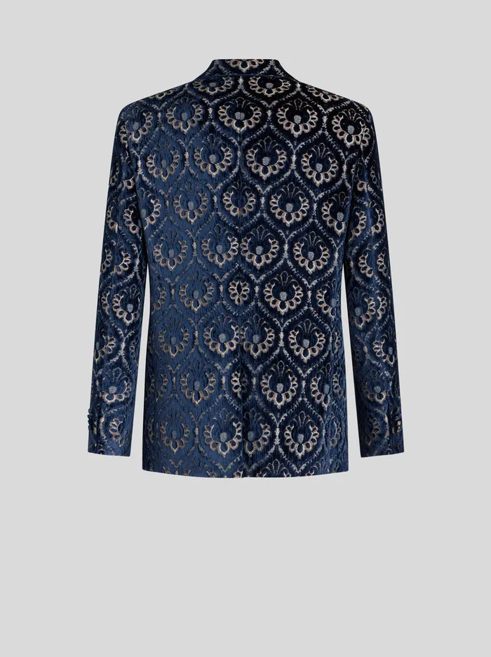 Men Velvet Jacquard Jacket Etro Jackets
