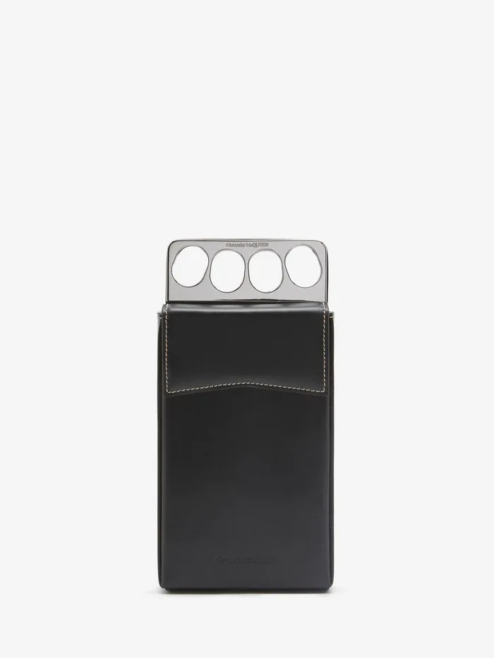 Men Wallets And Cardholders Alexander McQueen The Grip Phone Case Black