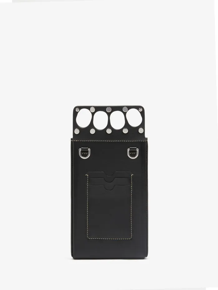 Men Wallets And Cardholders Alexander McQueen The Grip Phone Case Black