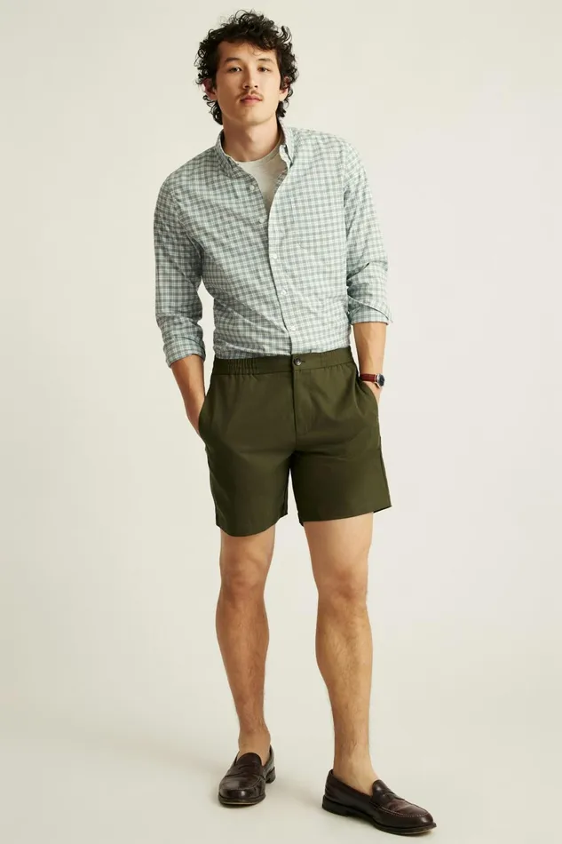 Men Weekend Wanderer Short Olive Brown Bonobos Casual Shorts